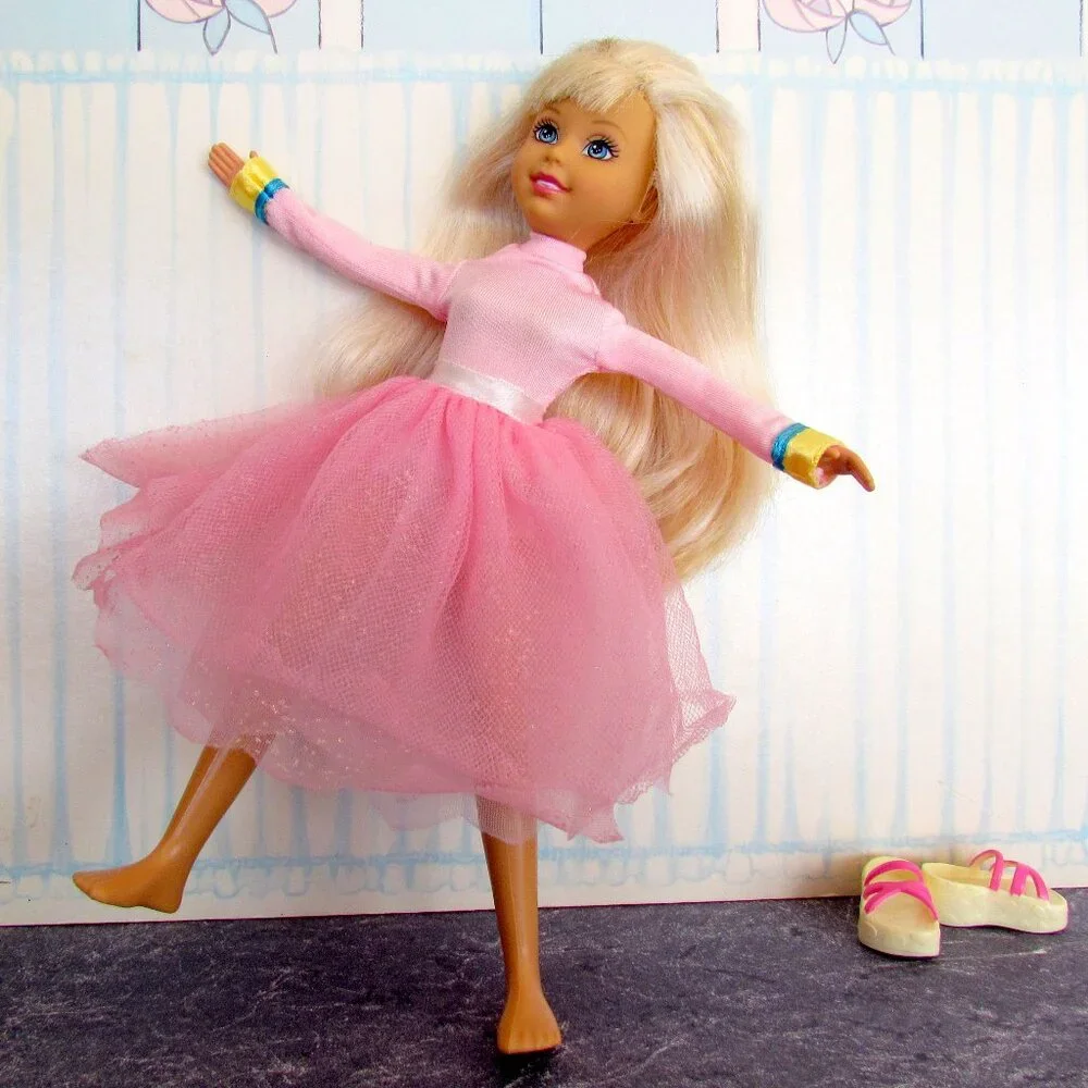 WEE 3 FRIENDS CLOTHES, PINK RAINCOAT, TUTU, TURTLENECK, VEST, LEGGINGS, SHOES +